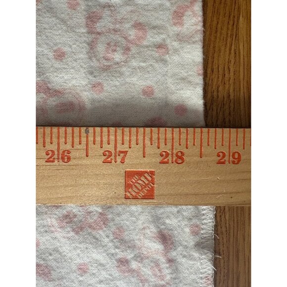 2 Vintage Disney Baby Minnie Mouse Cotton Flannel Receiving Blankets Pink - Picture 7 of 7